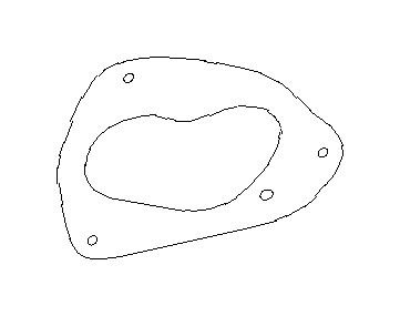 View 84940VA010 Tail Light Gasket. Tail Light Housing Seal. Combination. Packing (Left, Rear). Full-Sized Product Image