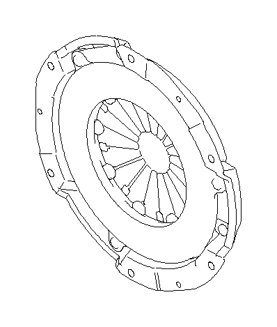 View 30210AA801 Transmission Clutch Pressure Plate. Cover Complete Clutch. Full-Sized Product Image