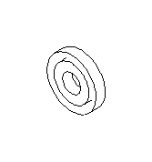 View 806223040 Manual Transmission Input Shaft Bearing. Ball Bearing 23X63X12 (MT). Full-Sized Product Image