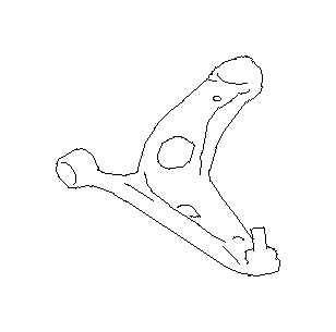 Image of Suspension Control Arm. Arm ALUMI (Right, Front, Lower). Suspension Component. image for your 2012 Subaru Impreza 2.0L 5MT Premium Plus Wagon 