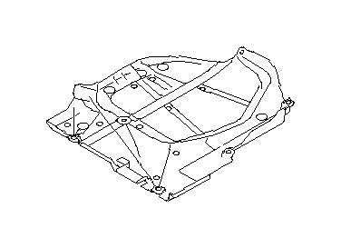 Image of Fuel Tank Shield. Fuel Tank Skid Plate. Protector Fuel Tank (Left, Steel). A heavy Plate which. image for your Subaru
