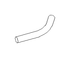 Image of Radiator Coolant Hose (Outer, Outlet). Flexible hose that is. image for your 2013 Subaru Tribeca   