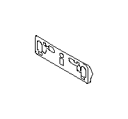 View Air Conditioning (A/C) Condenser Mount Bolt. Bolt and Washer. BOLT/WASHER. Full-Sized Product Image