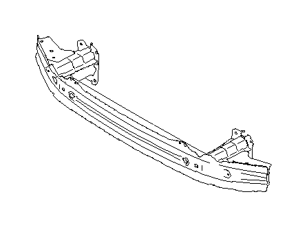 Image of Bumper Cover Reinforcement Beam. Bumper Face Bar Reinforcement Beam (Front, Back, Steel). Beam... image for your 2007 Subaru Impreza   
