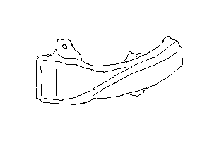 View 84401AN000 Turn Signal Light Housing. Turn Signal Light Lens. Lamp Turn SDRH (Right). Full-Sized Product Image