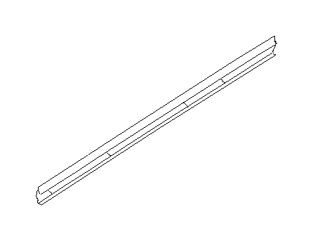 Image of Door Belt Molding. Door Window Belt Weatherstrip (Left, Front, Inner). Door Window Belt Weather. image for your 2007 Subaru Legacy  Sedan 