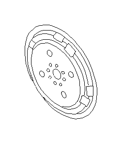 View 12332AA110 Automatic Transmission Flexplate. Plate Drive (AT). Full-Sized Product Image