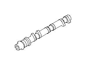 View 13052AA670 Engine Camshaft. Camshaft Complete Exhaust (Left). Full-Sized Product Image