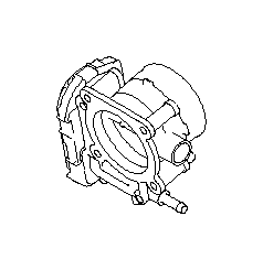 View 16112AA160 Fuel Injection Throttle Body. Chamber Electric Throttle. Full-Sized Product Image