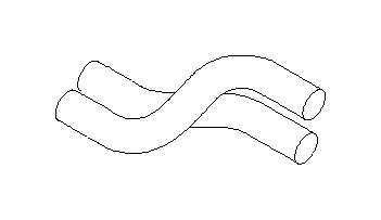 View 38375AA050 Automatic Transmission Oil Cooler Hose. Hose ATF Filter (Outlet) (AT). Full-Sized Product Image