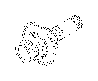 View 30824AA040 Mid. Sun Gear and Clutch Set (Rear). Full-Sized Product Image