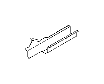 View 52150XA11A9W Floor Side Rail. Frame Rail End. Frame Complete. Frame Floor SD R (Left, Rear). Full-Sized Product Image