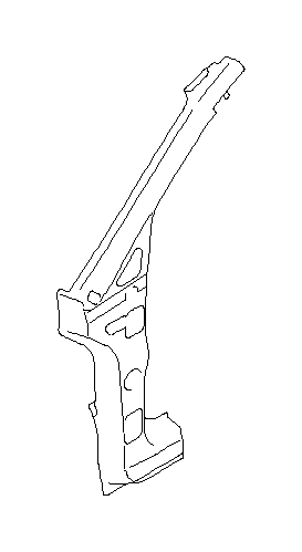 View 51422XA00B9P Body A Pillar. Pillar Complete (Right, Front, Outer). Full-Sized Product Image