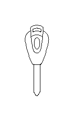 View 57497AG12A Blank. Master. Key Plate. Full-Sized Product Image