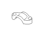 View 83141AG01A Ignition Lock Cylinder Bracket. Ignition Lock Cylinder Clamp. Full-Sized Product Image