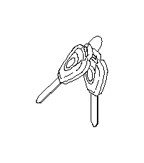 View 84662AG030 Bulb Key Light Full-Sized Product Image