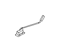 View 63270XA01A Glass Release Switch. Liftgate Latch Release Switch. Liftgate Lock Actuator (Back). Full-Sized Product Image