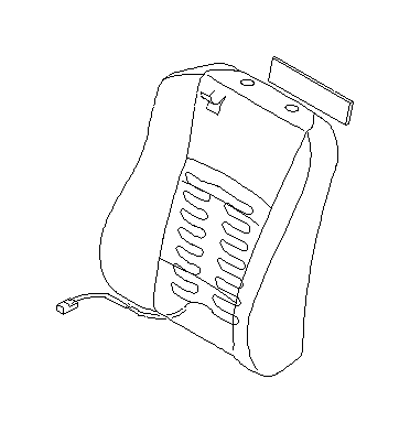 View 64145XA00A Seat Frame Insulator. Pad rest Flame. Pad Frame (Front, Back). Full-Sized Product Image