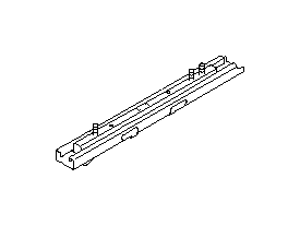 View 64300XA07A Seat Frame. Cushion. SECOND Seat. ST Frame CUSRL5 (Left). Full-Sized Product Image