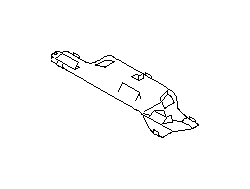 View 66066XA01A9E Instrument Panel Cover. Under Cover D (Driver). Full-Sized Product Image
