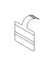 View 98281AG02A Air Bag Information Label. Engine Decal. Engine Sticker. Label Caution G/B. Full-Sized Product Image