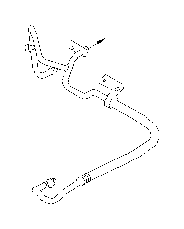 View 73431XA07A AIR CONDITIONING (A/C). Pipe. Refrigerant Hose. Cooling. Full-Sized Product Image