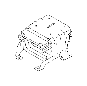 View 92178XA00A Bracket Console Box. Bracket CSL Complete. Full-Sized Product Image