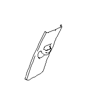 View 94088XA02A Roof Insulator. Pad Trim. Pad B Pillar (Right, Upper). Full-Sized Product Image