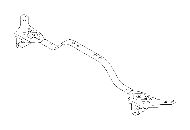 Image of Suspension Crossmember Reinforcement. Suspension Subframe Crossmember. Bracket used For the. image for your Subaru