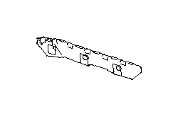 Image of Bumper Cover Bracket. Bumper Cover Support Rail. Bumper Guide. Bracket SD R (Left, Rear, Driver)... image for your 2015 Subaru Crosstrek  Base 