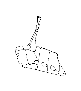 Image of Bumper Corner Cover. Bumper Cover Bracket. Bumper Cover Spacer Panel (Splash shield immediately... image for your 2022 Subaru WRX   