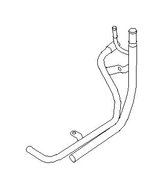 View 14050AA881 Engine Coolant Bypass Hose. Engine Coolant Flange. Engine Coolant Pipe (Inlet). Full-Sized Product Image