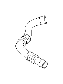 View 46012CA060 Engine Air Intake Hose. Duct Complete Chamber. Full-Sized Product Image