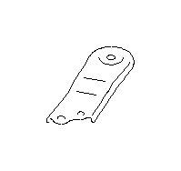 View Suspension Crossmember Reinforcement (Right, Front) Full-Sized Product Image