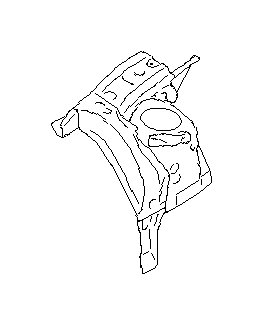 View 51649CA0009P Fender Apron. Suspension Strut Tower. Bracket Suspension Complete ARH (Right, Front). Full-Sized Product Image