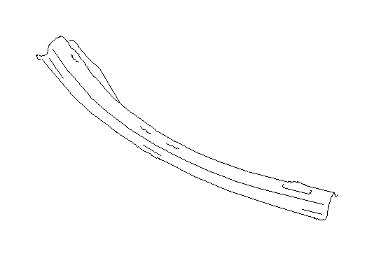 View 51121CA0309P Cowl Panel Reinforcement. Cowl Side Panel. Reinforcement Panel SD. Duct Complete (Left, Front). Full-Sized Product Image
