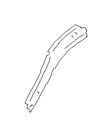 View 51456CA0309P Body B Pillar Reinforcement. PILLER. Reinforcement Complete (Left, Center). Full-Sized Product Image