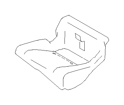 View 64340CA520VL Seat Cover CUSR. Cover Complete. Cushion (Left, Rear). Full-Sized Product Image
