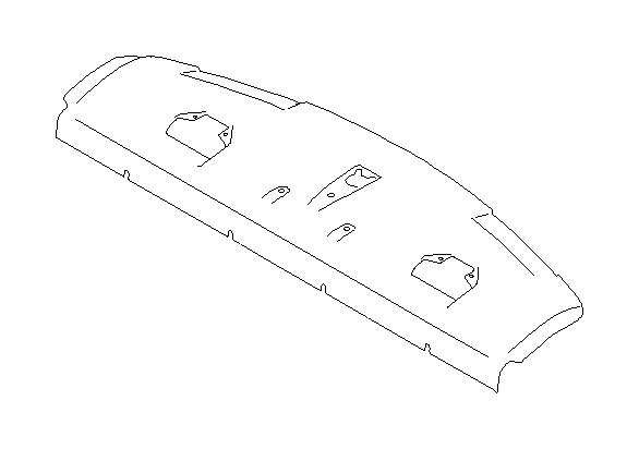 View 65546CA010VH Child Restraint Anchor Plate Cap. Package Tray Trim Cap. Full-Sized Product Image