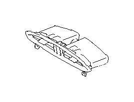 View 66110CA102 Dashboard Air Vent. Instrument Panel Air Duct. Grille Ventilator (Passenger). Full-Sized Product Image
