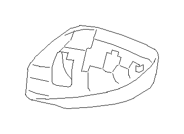 View 91036CA141 Door Mirror Housing. Door Mirror Unit. Rearview Mirror Unit LHR (Right). Full-Sized Product Image