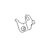 View 22442AA110 Air Conditioning (A/C) Compressor Bracket. Starter Motor Bracket. Full-Sized Product Image
