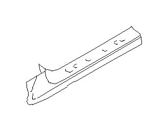 Image of Rocker Panel. Side Sill Complete. Panel SD SL RPRLH (Left, Outer). image for your 2010 Subaru Outback   