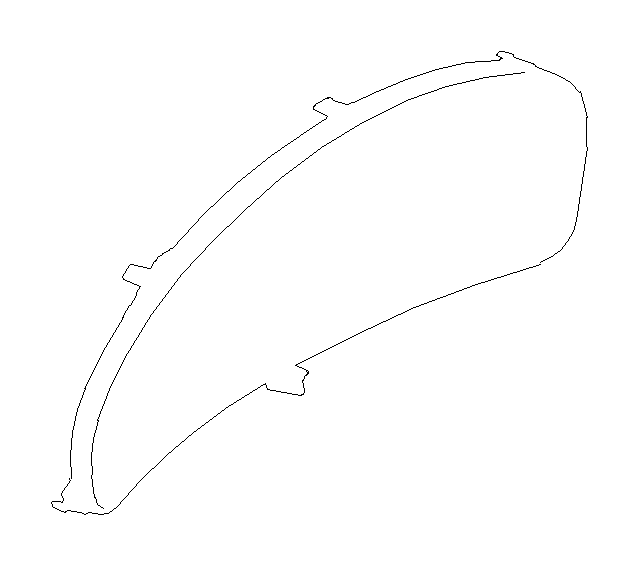 Image of Instrument Cluster Bezel. Instrument Cluster Visor. Instrument Panel Lens. Trim Piece that. image for your 2010 Subaru Impreza  GT Wagon 