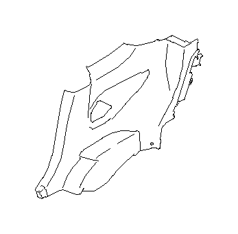 Image of Interior Quarter Panel Trim Panel. Trunk Trim Panel (Right, Rear Quarter). Trim Panel attached to. image for your 2020 Subaru BRZ   
