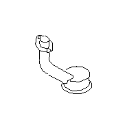 Image of Engine Oil Pump Pickup Tube. Oil Strainer Complete Engine. image for your Subaru WRX  SS SEDAN