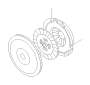 View Transmission Clutch Friction Plate. Transmission Clutch Pressure Plate. Full-Sized Product Image
