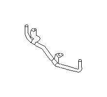 View Oil Cooler. Pipe Complete Oil (Outlet, Clear). Full-Sized Product Image
