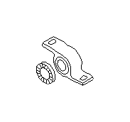 View Suspension Control Arm Bushing. Bushing T/V R. Transverse Link (Left, Rear). Full-Sized Product Image