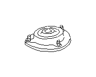 Image of Suspension Strut Mount. Strut Mount Complete (Front). Insulator between the. image for your 2001 Subaru Outback 2.5L CVT Base 